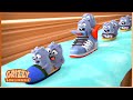 🛝❄️ Icy Slide 🛝❄️  Grizzy  The Lemmings | 25' Compilation | 🐻🐹 Cartoon For Kids