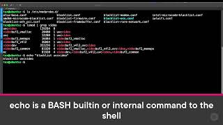 13 Blacklisting Modules