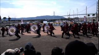 2014 神戸よさこい　京炎そでふれ！花風姿　マリンピア