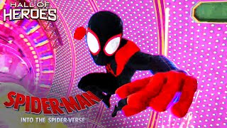 The Heroes Team Up | Spider-Man: Into the Spider-Verse | Hall Of Heroes