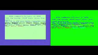 C128: Test of utility '40 column RGB screen for Commodore 64 mode on 128'