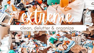 Extreme Clean, Declutter \u0026 Organize | Big Mess | Toy Clutter Cleaning