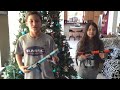 atomic power popper nerf battle on swagtron kaden vs kiana