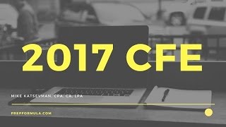 2017 Common Final Examination (CFE)