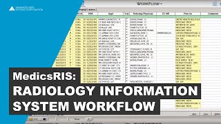 Radiology Information System (RIS) Software - MedicsRIS Workflow