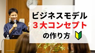 【起業初心者必見】ビジネスモデル３大コンセプトの作り方