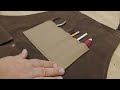 how to make a waxed canvas work apron