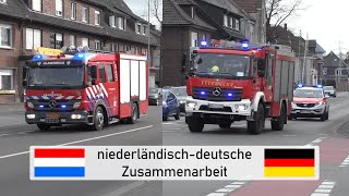 [Deutschland+Niederlande] Einsatzfahrten BMA Feuerwehr Gronau, Brandweer Losser und Glanerbrug