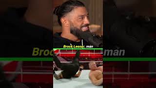 👀 ROMAN ADMITS BROCK LESNAR IS HARD TO WORK WITH #shorts