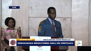 Ssaabasajja Kabaka Asiimye Okugabira  Abantube  Emmere