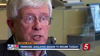 Tennessee Legislative Session Resumes Tuesday