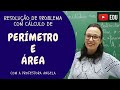 PERÍMETRO E ÁREA - Resolução de Problema - Professora Angela