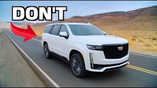 Don't Buy the 2021 Cadillac Escalade and Reasons You Should