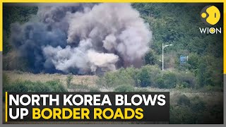 North Korea Blows Up Parts of Inter-Korean Road, Rail Lines Near Border Blown Up | WION News