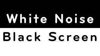White Noise BLACK SCREEN 💤 Sleep Sounds 10 Hours