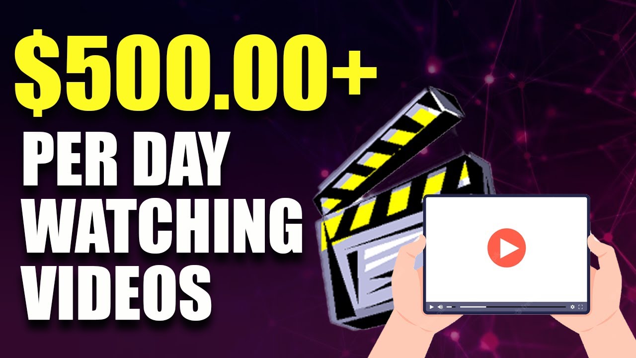 Earn $500+ Per Day Watching Videos (Get Paid To Watch Videos 2022 ...