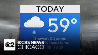 Showers, storms throughout the day Thursday in Chicago