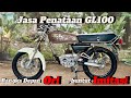 Review penataan Bodyset rangka GL100, buntut imitasi ngatasi | Las Arit Garage