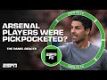 Mikel Arteta hired pickpockets to steal from Arsenal players? 👀 Shaka has questions | ESPN FC