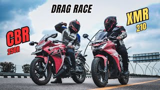 Honda CBR 250R Vs Hero Karizma XMR210 Drag Race