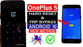 OnePlus 5 : Hard Reset & FRP Bypass - Without Computer (100% Working)