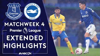 Everton v. Brighton | PREMIER LEAGUE HIGHLIGHTS | 10/3/2020 | NBC Sports