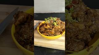 authentic Madurai style chicken chukka very simple and badaa taste || #shorts #cooking #eating #asmr