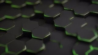 Glowing Hexagons Stock Motion Graphics