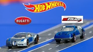 Hot Wheels Bugatti Veyron vs redline Noodle head fastest race