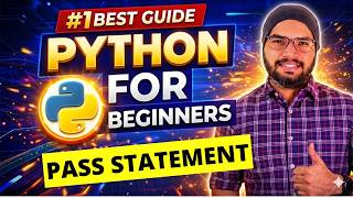 #29 Pass Statement in Python | Python Tutorials For Beginners