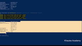 Powershell tool - Network Command (Test-NetConnection)