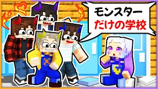 女の子は１人だけ！？残りはモンスターだらけの学校に入った結果！？【 マイクラ / まいくら / Minecraft 】