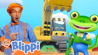 Excavator Song ft. @GeckosGarage | I'm An Excavator | Songs For Kids