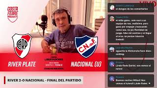 RIVER vs Nacional (Uruguay) | EN VIVO | Fecha 2 - Copa Libertadores | Relata Lito Costa Febre