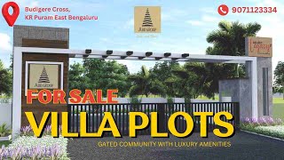 Premium Residential Villa Plots in  KR puram Budigere Cross, Bangalore!