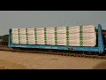 how to make wrapped lumber loads for bulkhead flatcars