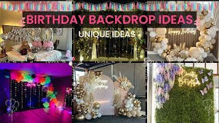 Creative DIY Birthday Backdrop Ideas 2025 - Common For All Party Occasions \u0026 Age