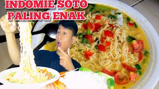 INDOMIE SOTO PALING ENAK PAKE TELOR BEBEK||JADI TAMBAH KUAT DAN STRONG