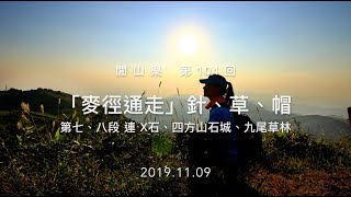 閒山樂 GPA 第 104 回－麥徑通走 七、八段：針、草、帽（連X石、四方石林、九尾草林）