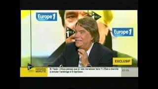 Bernard Tapie invité de Jean Pierre Elkabbach sur i-télé et Europe1 en 2013