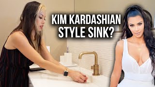 Kim Kardashian style sink in $2M Lake Las Vegas Home ft. Chakits Krulsawat