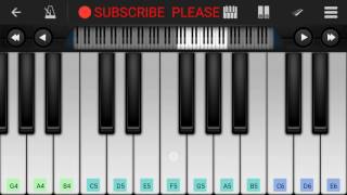 Do Pal Ruka Piano Tutorial || Veer Zara || Shahrukh khan || - Mobile Perfect Piano Tutorial