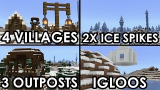 BEST SNOW SEED for Minecraft 1.10!