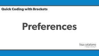 Quick Coding with Brackets - Preferences