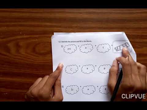 Maths English Sr Kg Worksheet Youtube