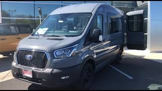 Check out the 2021 Ford Transit Crew Van