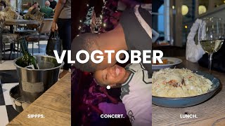 #vlog : '' VLOGTOBER | Productive day | SJAVA ONE MAN SHOW I Wine and Dine | Church.