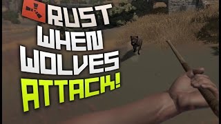 WHEN WOLVES ATTACK! (Rust Hardcore Co-Op Survival)