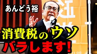 【参政党】2月23日最新!! 本当の事をバラします！　消費税で騙されています！財務省に騙されるな！#あんどう裕 #財務省解体デモ　JR京都駅八条口 2025/02/23