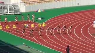 2014年　名古屋地区陸上選手権 女子100m予選3組